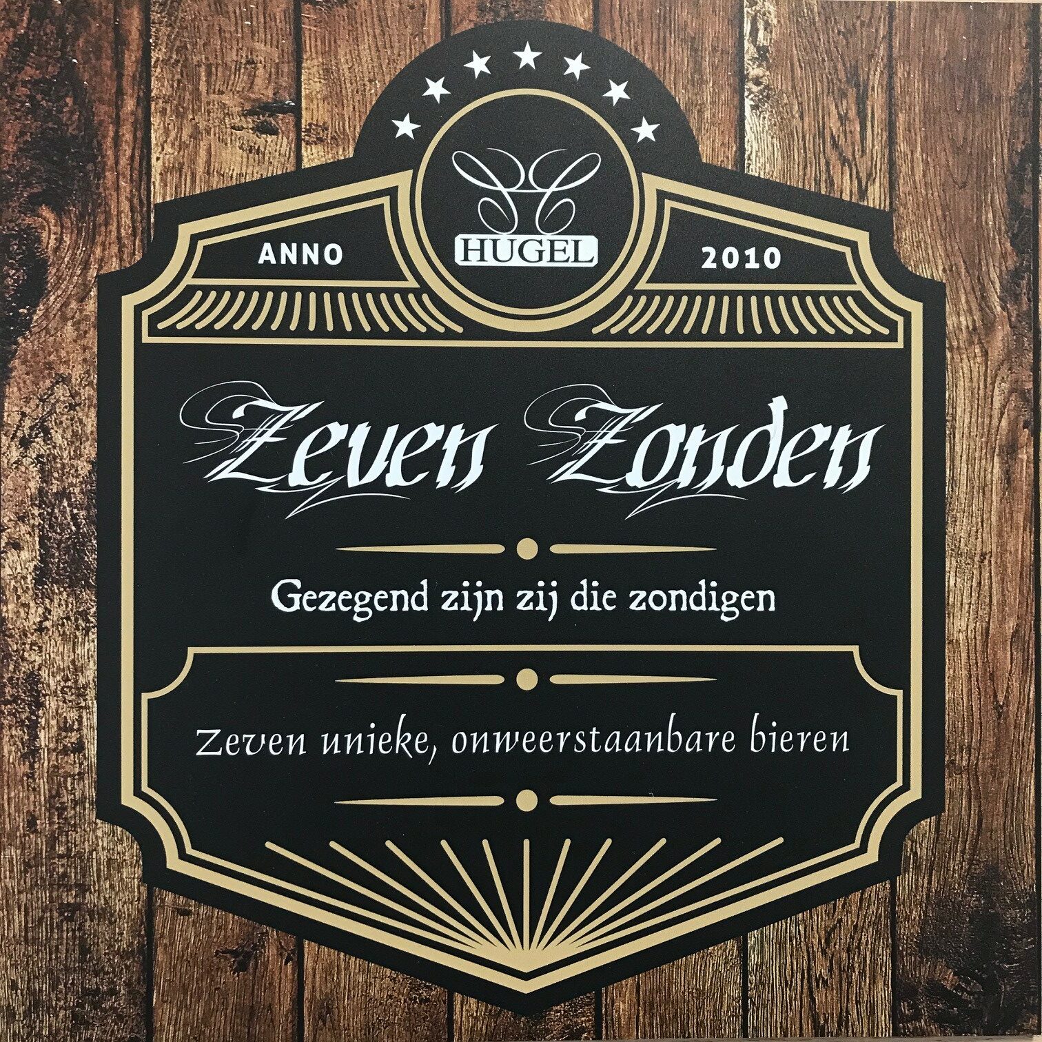 Zeven Zonden/ Seven Sins merchandise on the brew society webshop